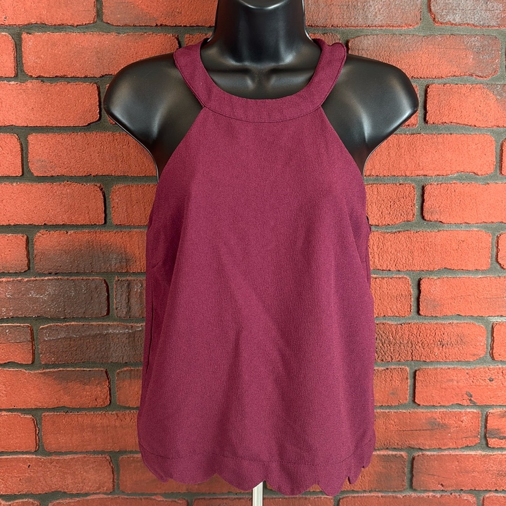 Monteau Tank Top Womens XS Purple